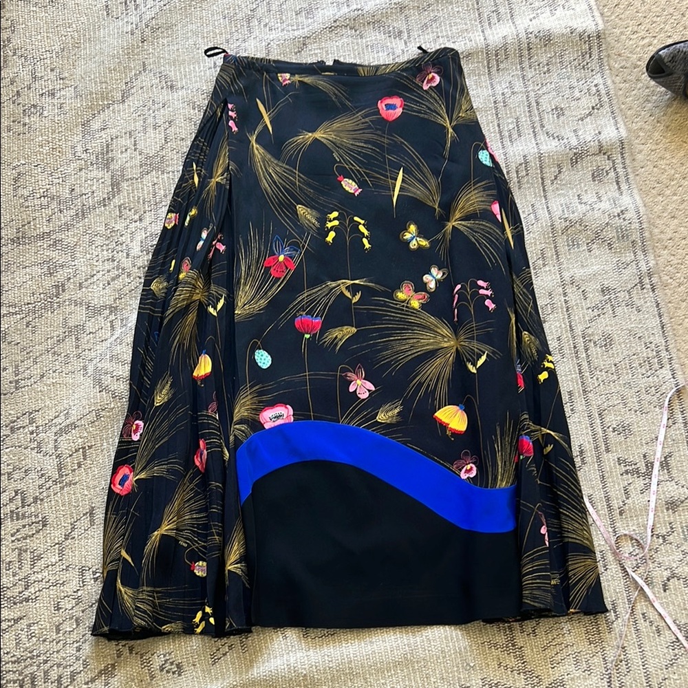 Floral Black Fendi Skirt